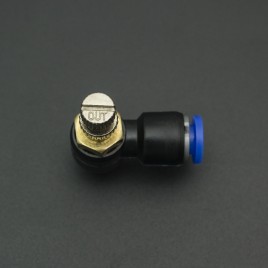 RACOR 1/8" ABERTURA 6MM CON CONTROL DE FLUJO SL6-01