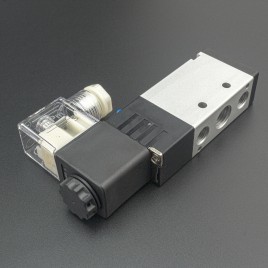 4V210-08 110VAC VÁLVULA 1/4 NEUMATICA 5/2 SOLENOIDE