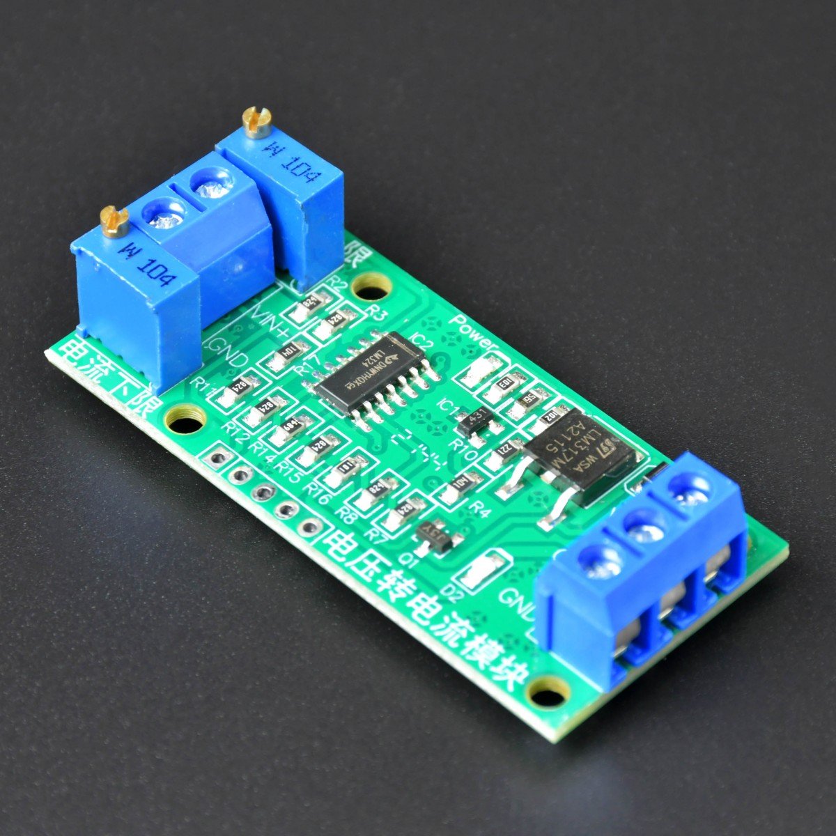 MODULO CONVERSOR VOLTAJE A CORRIENTE (0-10 V A 4-20 mA)