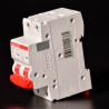 MINI INTERRUPTOR TERMOMAGNETICO SDA62C50 de 2X50A 10KA STECK