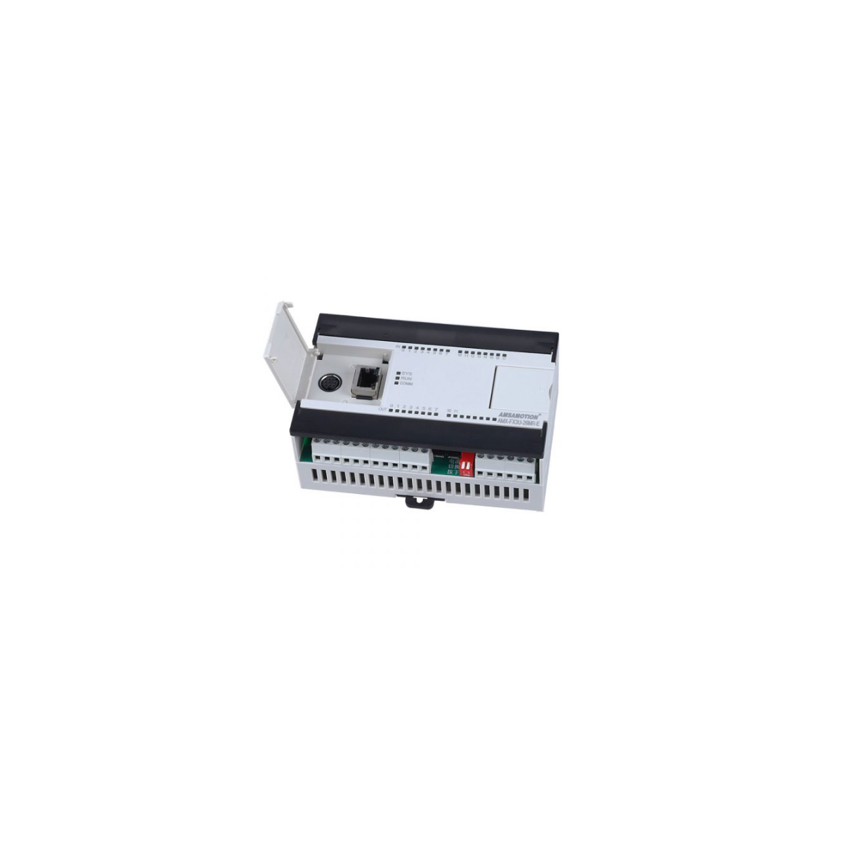 PLC AMSAMOTION-AMX-FX3U-26MR-E-24VDC 4AD-2DA-CON ETH
