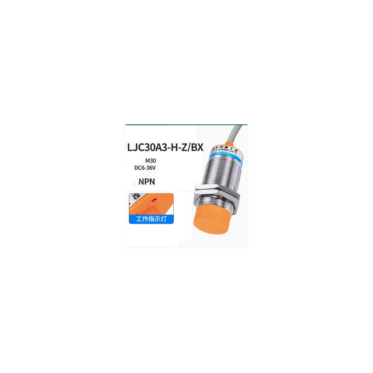 SENSOR DE PROXIMIDAD CAPACITIVO LJC30A3-HZ/BX NPN NO