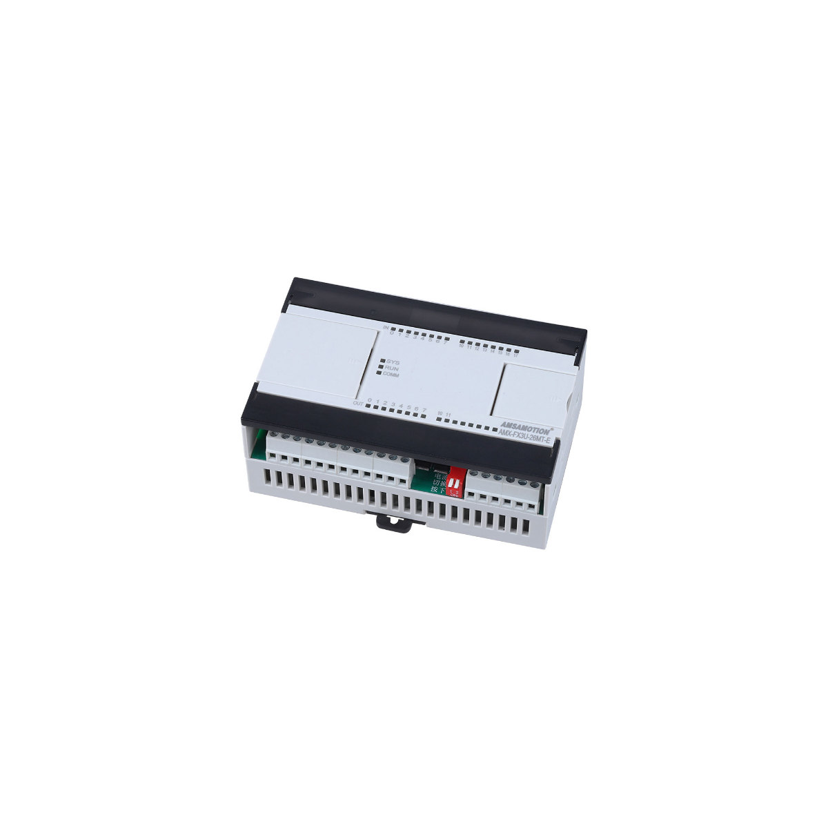 PLC AMSAMOTION-AMX-FX3U-26MT-E-24VDC 4AD-2DA-CON ETH