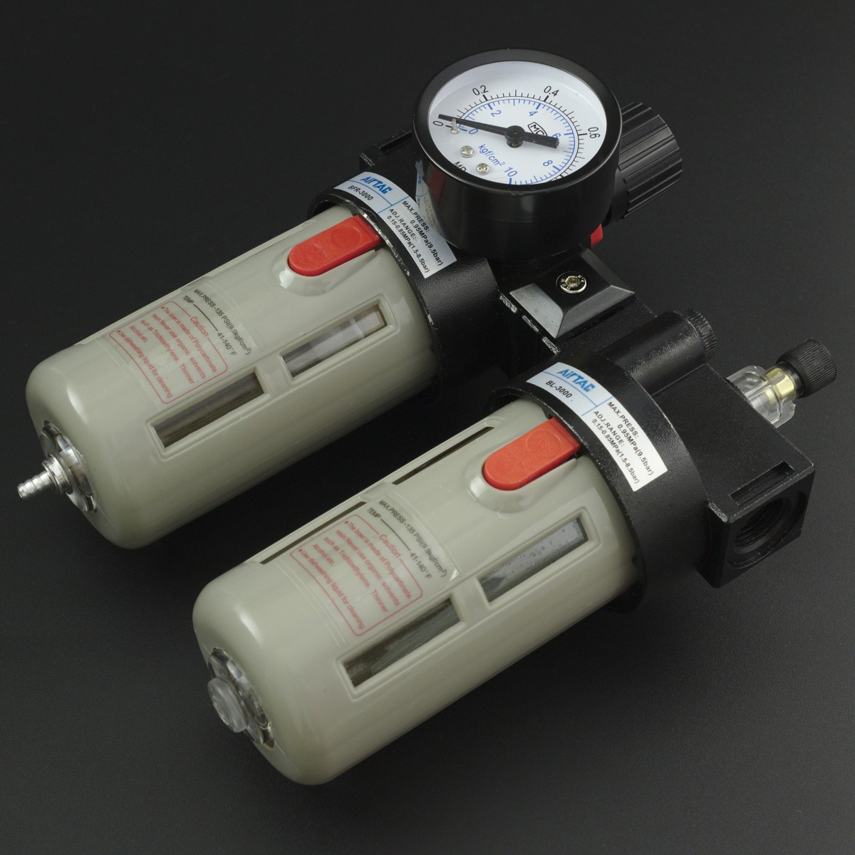 REGULADOR DE FILTRO DE AIRE COMPRIMIDO BFC3000 GENERICO  NEUMATICA