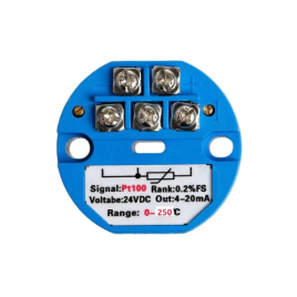 TRANSMISOR DE TEMPERATURA PT100 0-250 GRADOS 4-20MA