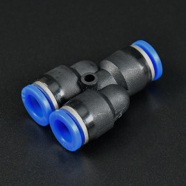 CONECTOR RAPIDO EN Y PY 8 MM
