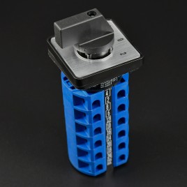 INTERRUPTOR LW26-63 DE TRANSFERENCIA UNIVERSAL DUAL 3 POSICIONES 6 SECCIONES 25A 690V