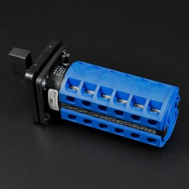 INTERRUPTOR LW26-63 DE TRANSFERENCIA UNIVERSAL DUAL 3 POSICIONES 6 SECCIONES 25A 690V