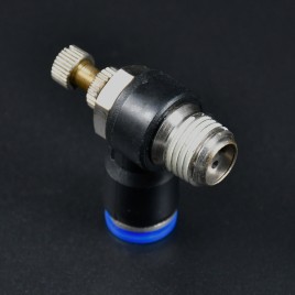 RACOR 1/4" ABERTURA 8MM CON CONTROL DE FLUJO SL8-02