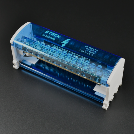 BLOQUE DE DISTRIBUCION 2P 8 MODULOS 125A 18KA (ICC) 15 CONEXIONES SDM9906 STECK