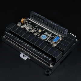 PLC FX1N 32MR JLING CON SOPORTE DIN