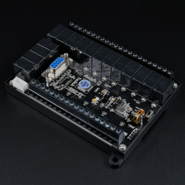PLC FX1N 32MR JLING CON SOPORTE DIN