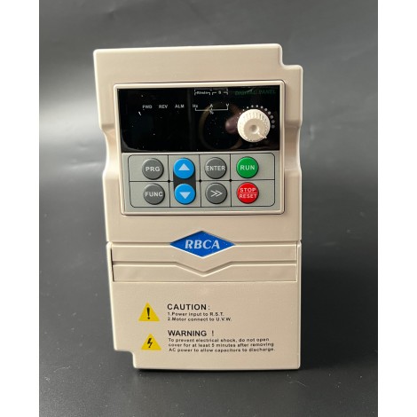 VARIADOR DE FRECUENCIA RBCA 2HP 1.5KW INPUT:1PH 220V OUTPUT:3PH 220V