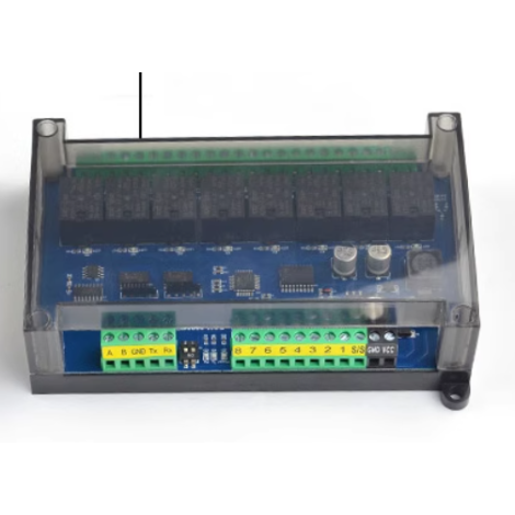 MODULO DE EXPANSION  UNIVERSAL BSM8X8YR  RS485-RS232  8 ENTRADAS 8 SALIDAS A RELE