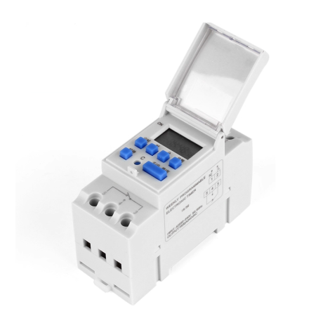 TEMPORIZADOR SEMANAL CON PANTALLA LCD ON-OFF 110VAC 20A